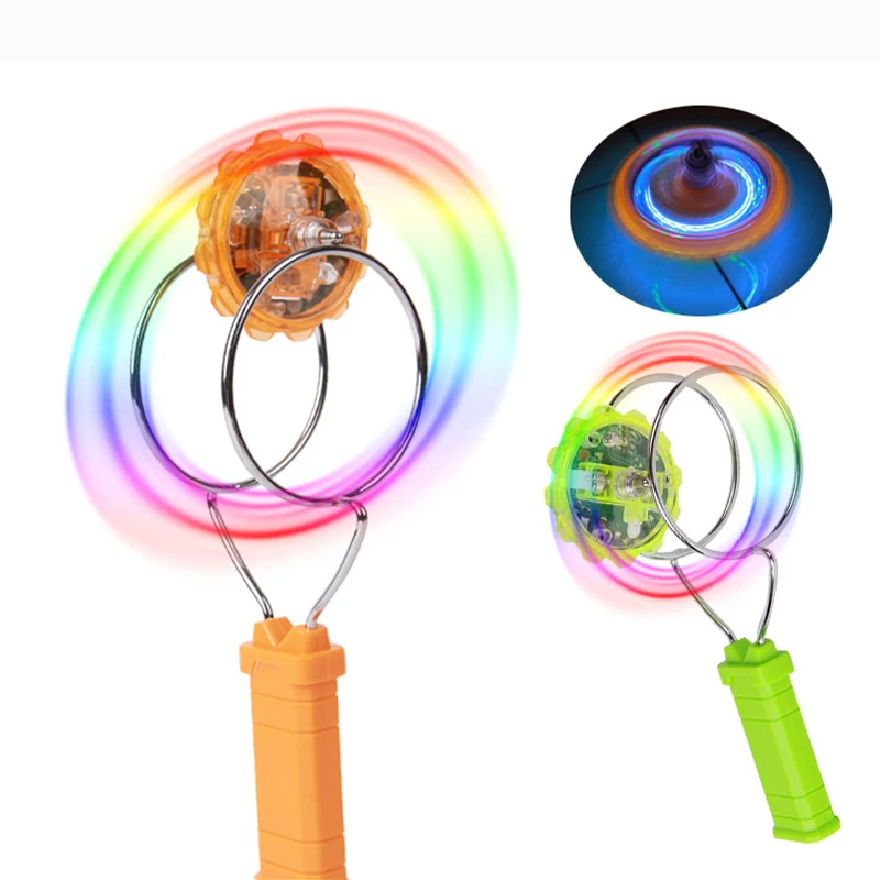 Mới Từ Con Bánh Xe Thuật Con Đèn LED Nhiều Màu Sắc Ánh Sáng Con YoYo Đồ Chơi Trẻ Quà Tặng