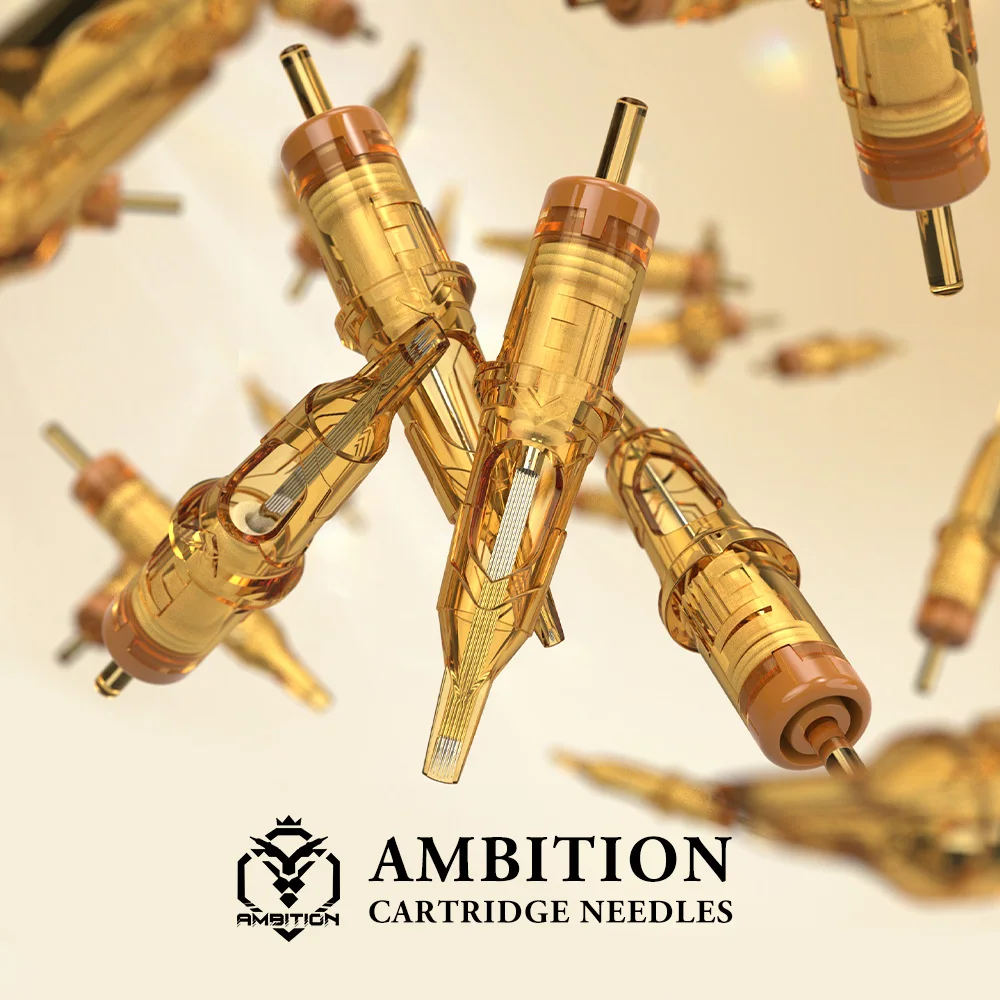 Ambition Glory RL/RM/RS  20pcs Tattoo Cartridge Round Liner Shader Curved Magnum Tattoo Needle 1RL 3RL 5RL 7RL 9RL 7rm 9rm 13rm