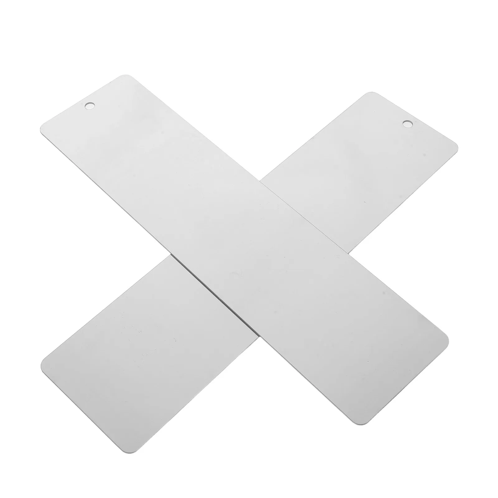 Stainless Steel Ski Wax Scraper 2 Piece Snowboard Maintenance Tool Portable Wax Removal Repair Kit