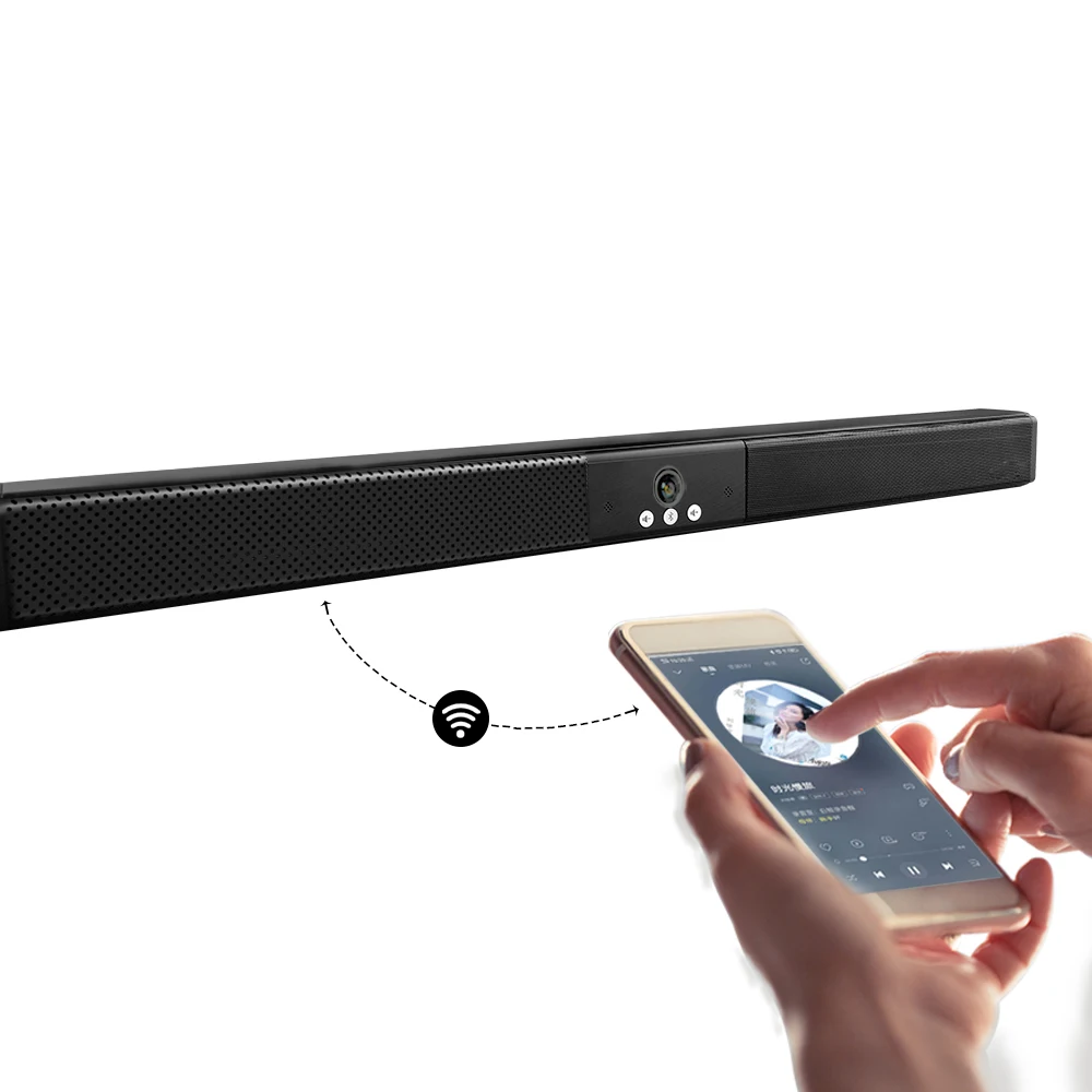 Riotouch MeetingPod S4K Video Call Conferencing Speaker with 4K Camera Sound Bar with webacam