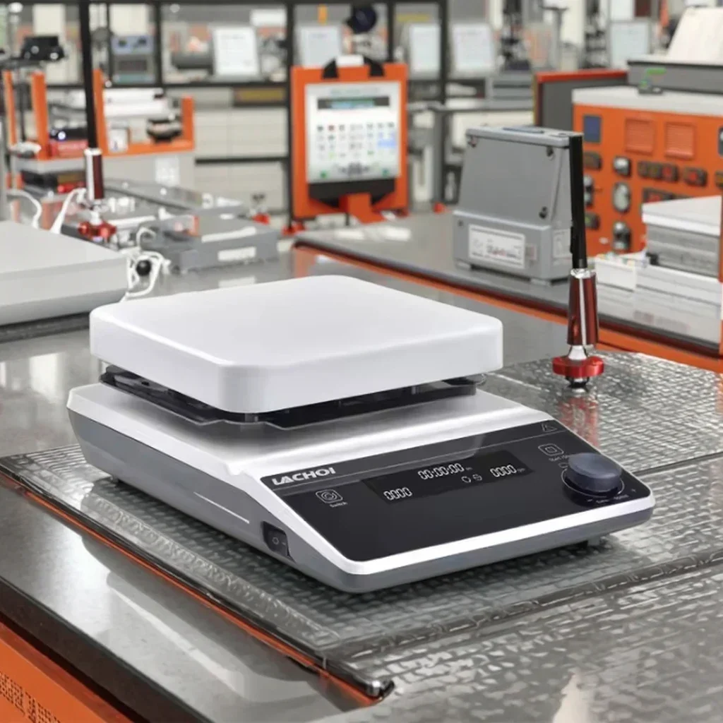 محرك مغناطيسي لوح تسخين رقمي للمختبر مع تسخين