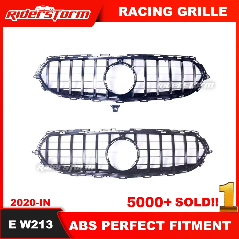 

2021+ Front Bumper Mesh Gt R For mercede E Class W213 Executive Edition Model W213 Gt Grille E350 L