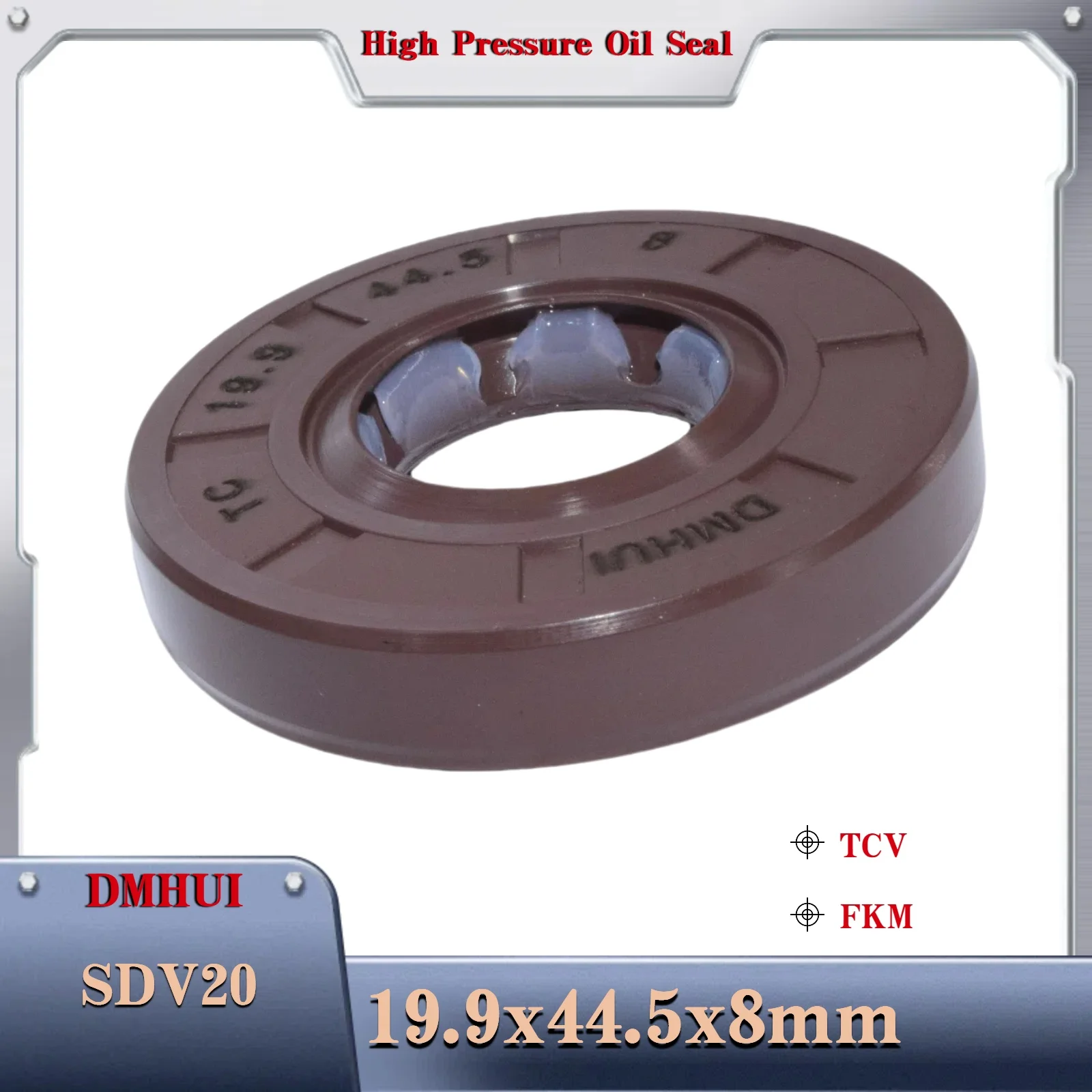

19.9x44.5x8 Shaft seal Fit for Parker SDV20 Vane Pump Shaft oil seal Hydraulic Pump/Motor Rotary Shaft Sealing