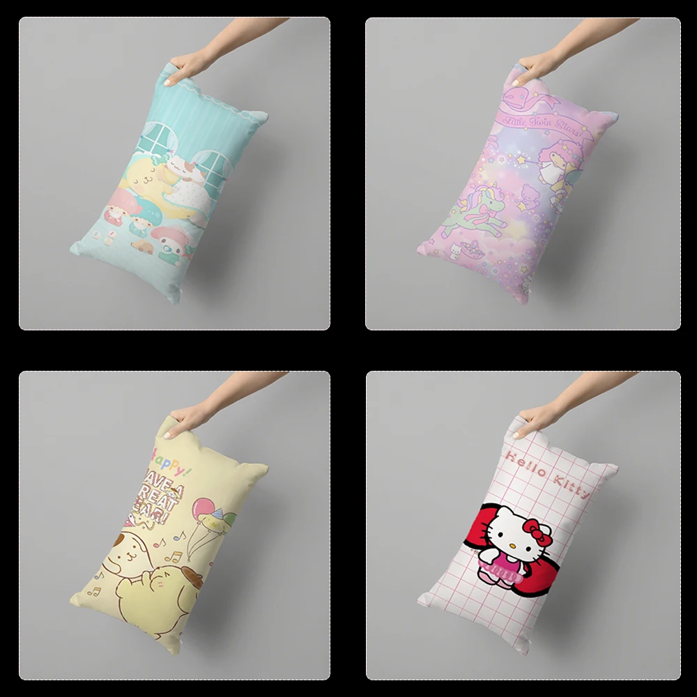 

Длинная наволочка с узором «Hello Kitty», подходит для дивана, автомобиля, спальни, декоративная наволочка, наволочка