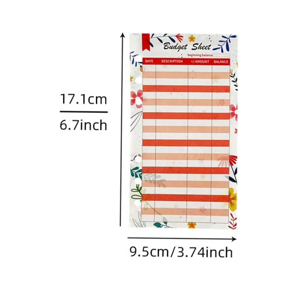 12 листов формата А6, сменная бумага с вкладышами, красочные цветочные внутренние сменные спиральные переплетные бумажные карточки, индексирующие карты