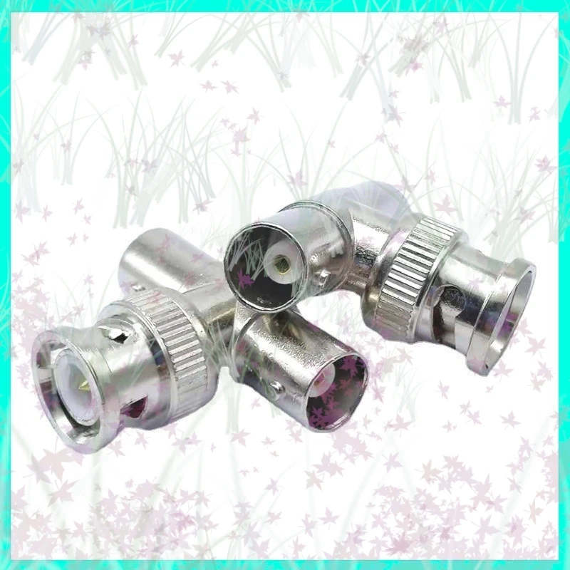 

2/5/10pcs BNC T-type Connector Adapter Splitter Coupler 1 BNC Male To 2 BNC Female Video CCTV Jack Plug Transmission Cables E3