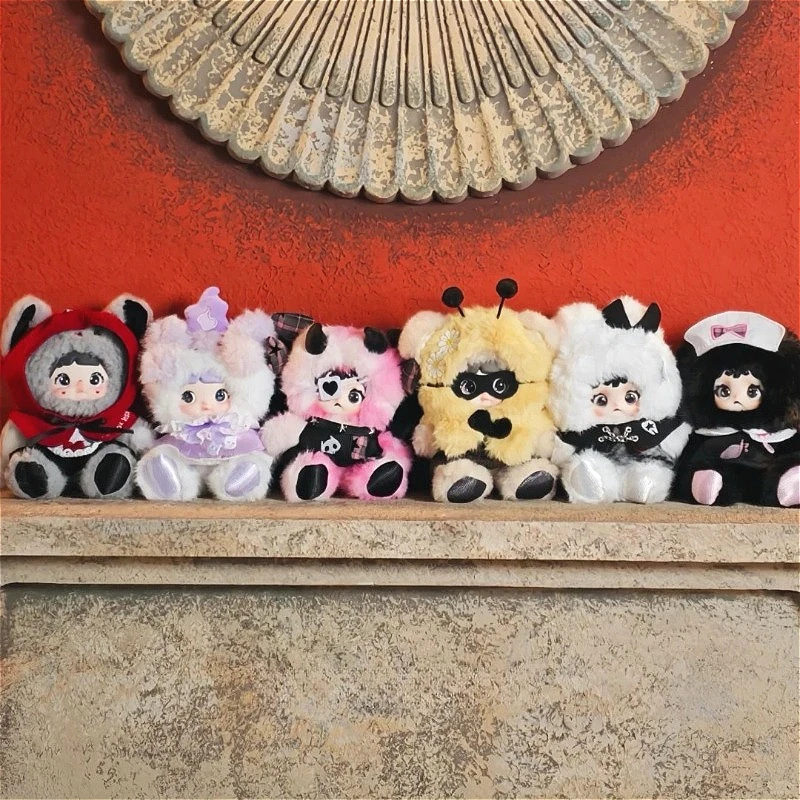 

Nommi X Heymi V2 Mischief Alliance Series Blind Box Surprise Bag Dark Style Adorable Doll Mystery Keychain Toys Collectible Gift