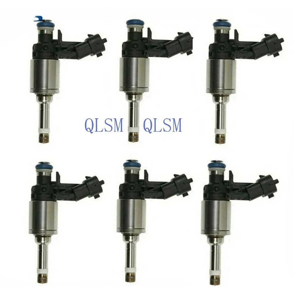 6 uds FJ1117 BA5Z-9F593-B BA5Z-9F593-A 62842 inyectores de combustible aptos para Ford EXPLORER 2011 - 2019 Lincoln MKS MKT 3.5L