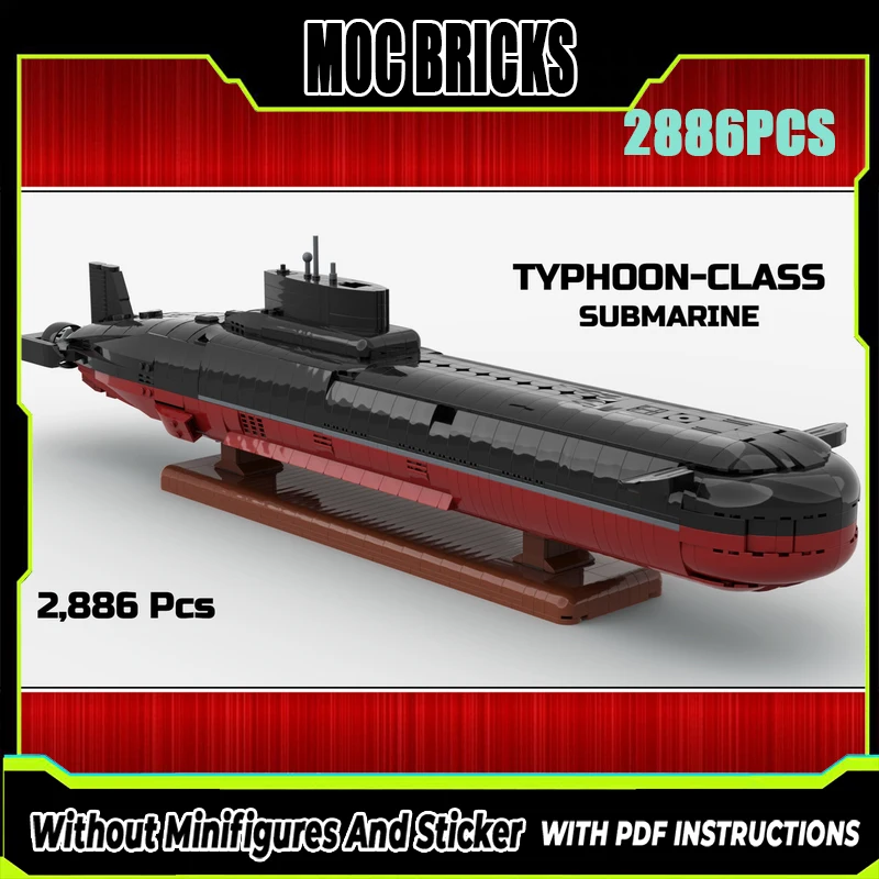 

Изысканный новый продукт MOC, модель строительного блока, стратегическая технология ядерной подводной лодки, модульная детская игрушка в подарок, сборка своими руками