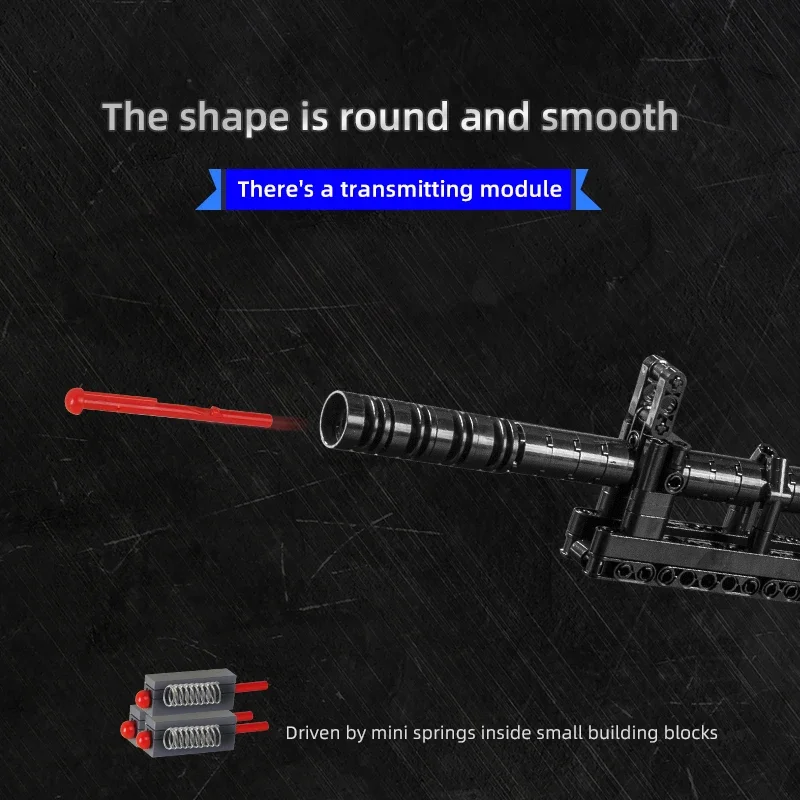 Militair Mk14 Gevechtsgeweer Simulatie Geweer Geassembleerd Bouwstenen Model Moc Leger Vuurwapen Wapens Set Jongens Speelgoed Kid Cadeau