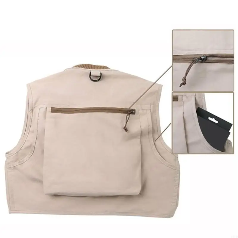 釣りのアクセサリーマルチポケットチョッキアウトドアトラウトフィッシングギア69hd