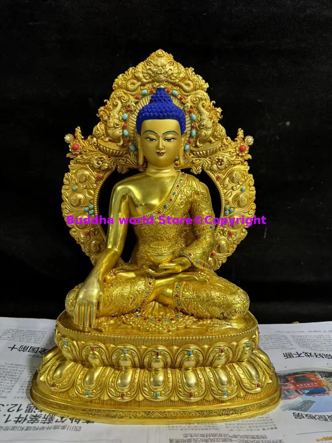 high grade Shakyamuni large buddha Guru Rinpoche Padmasambhava for Buddhist temple Monk Lama worship Wholesale buddha statue