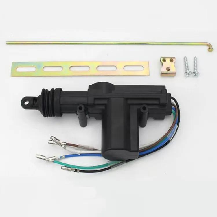 2/5 Wire Universal Car Electric Remote Central Door Lock Actuator Auto 12V Heavy-Duty Power Locking System Single Gun Type Kit