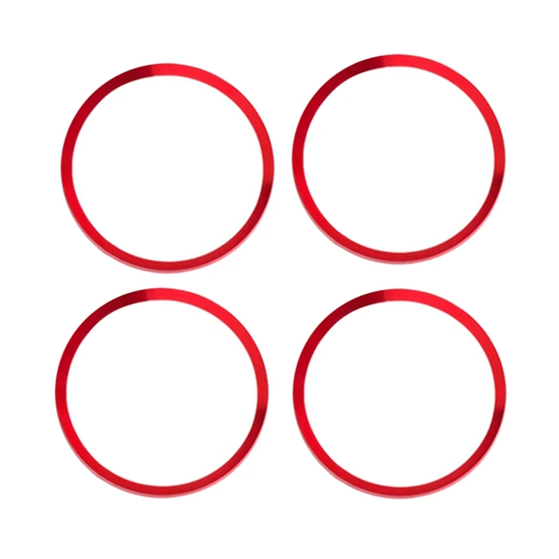 4 Pcs Wheel Center Caps Hubs Rings Trim Hub Center Cover For Honda Civic 2020-2016 Rims Center Cover Decoration Aluminum Alloy