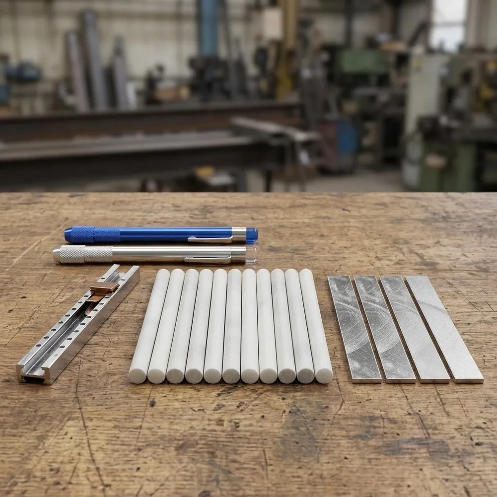 for 2 Soapstone Marking Pencils Plus Holder and 16 Refills for Accurate Marking in Welding Metal Cutting and Carpentry Tasks
