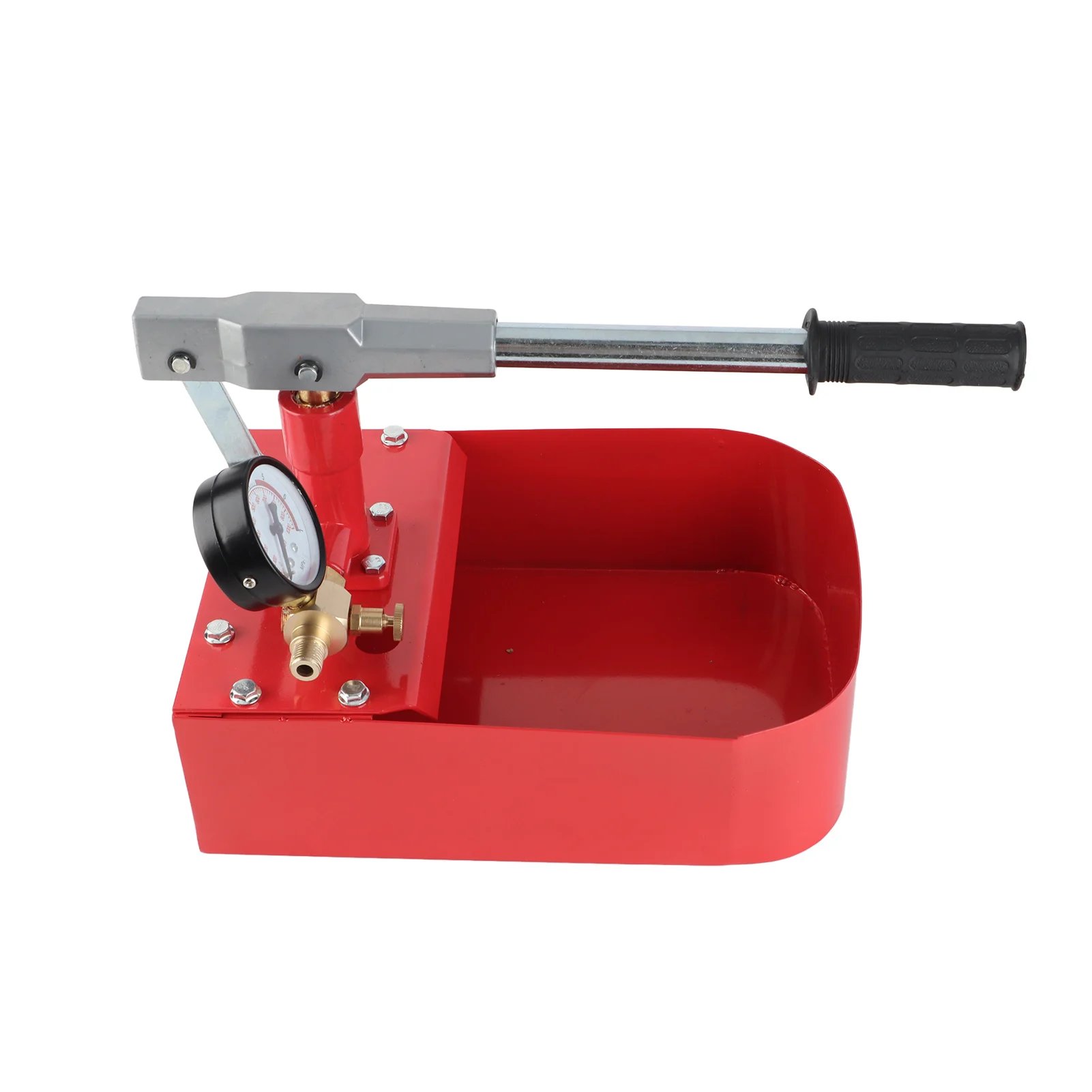 1000PSI 7MPa Manual Hydraulic Test Pump Pipe Valve Water Pressure Tester Hand Tool Pipe Pressure Testing Tool Pressure Test Pump