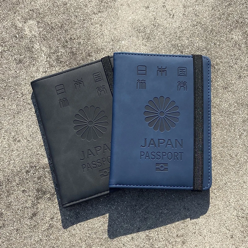 RFID Japan Passport Holder Multi Functional Passport Cover Ticket Holder Travel Wallet Travel Accessories