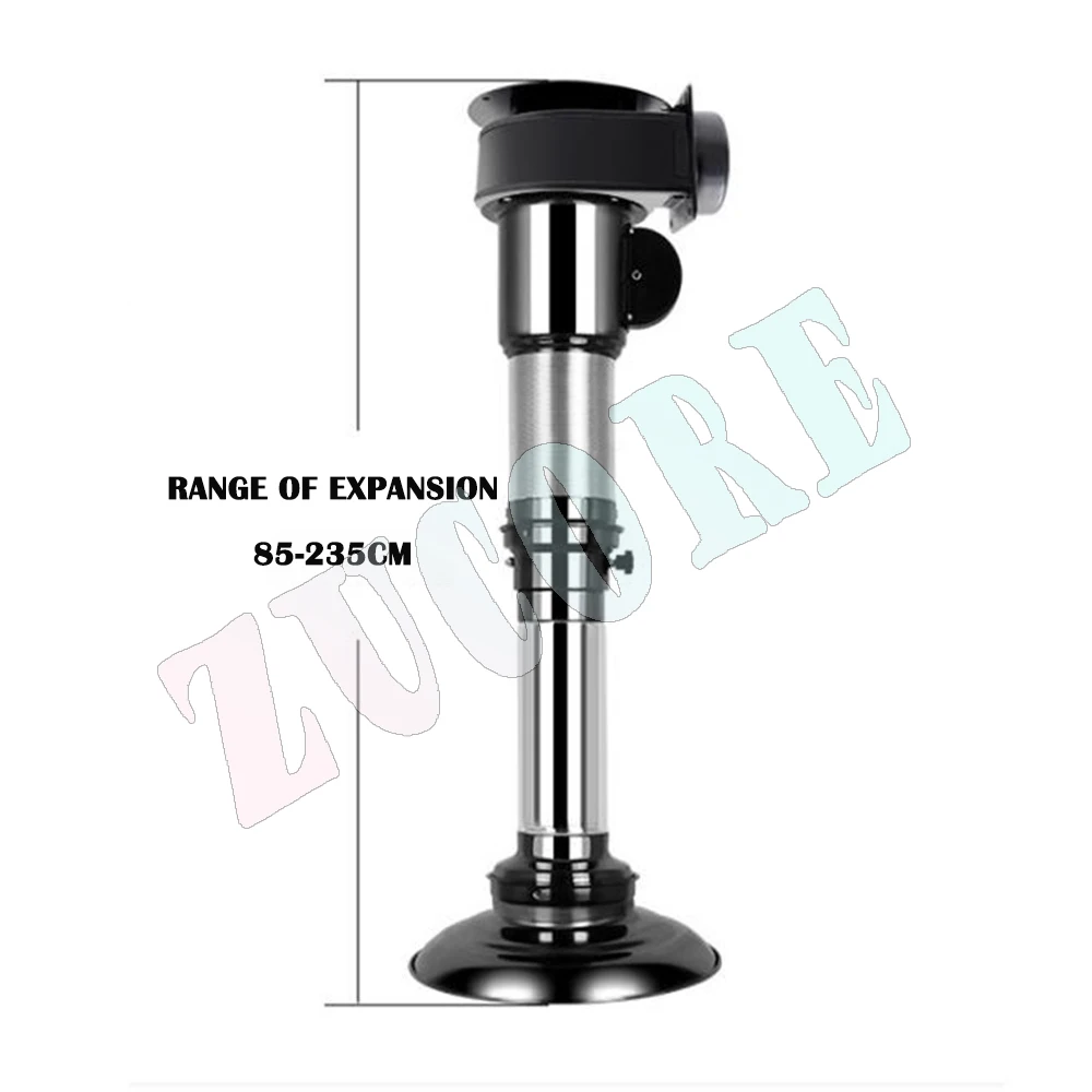 Barbecue Telescopic Smoke Exhaust Pipe Ventilation Pipe Barbecue Grill Equipment Smoking Hood Chimney