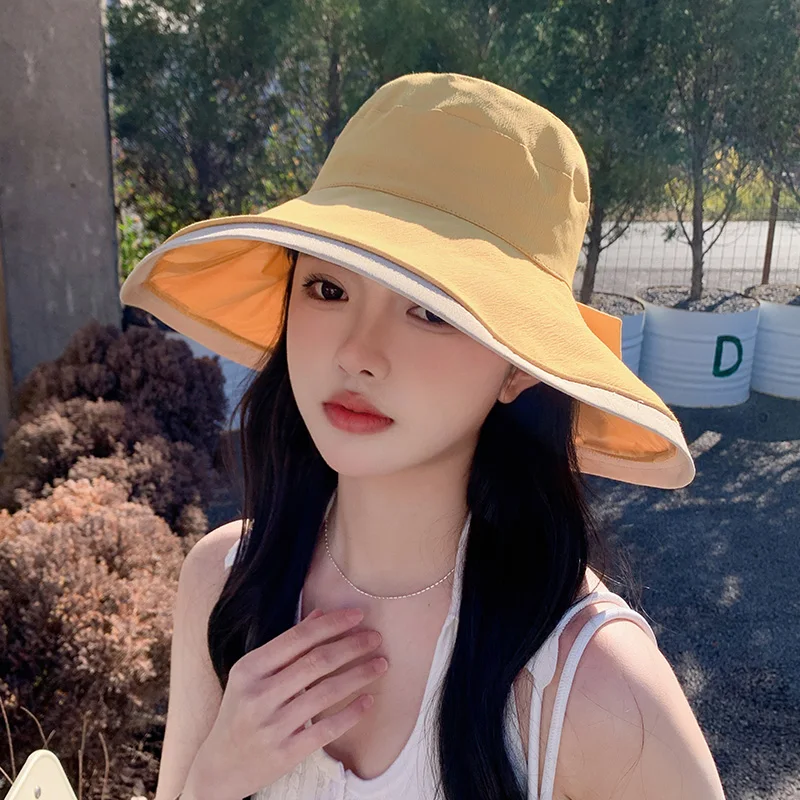 

Designer Men's and Women's Summer Fisherman Hat Outdoor Beach Sunshade Hat Large Rim Sunblock Cap UV Protection Visor 모자 Gorras