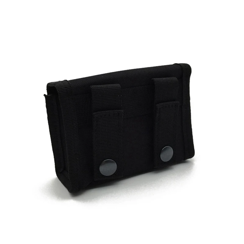 Tas pinggang nilon untuk pria, tas peralatan berkemah, tas pinggang berburu, dompet ponsel luar ruangan warna polos