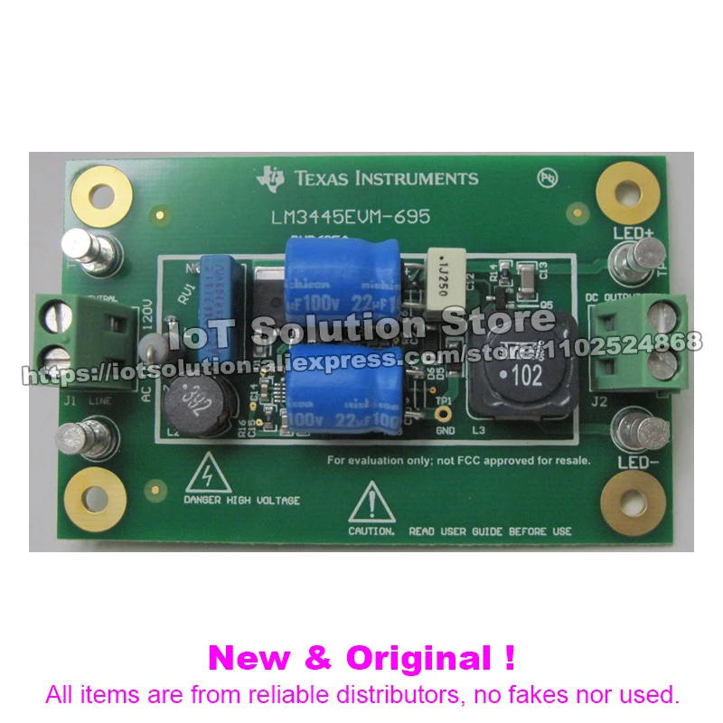 LM3445EVM-695 LM3445 120Vac Valley Fill Buck Triac Dimmable LED Driver Evaluation Module