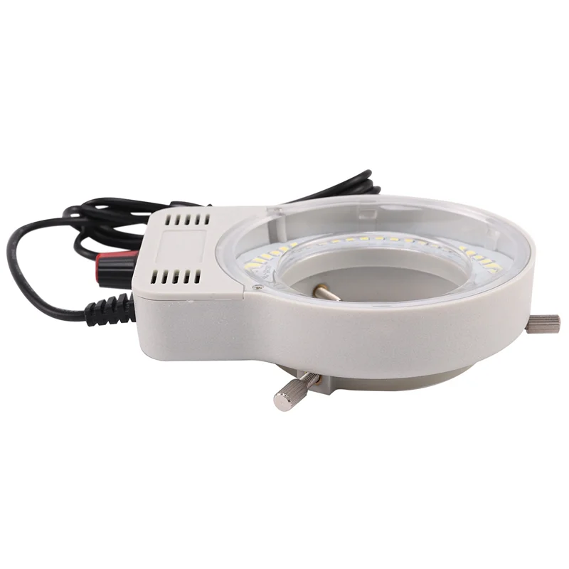 

A96I-5X 48 LED Industrial Microscope Camera Light Source Ring Lamp Light Illuminator Lamp Adjustable Brightness USB Interface