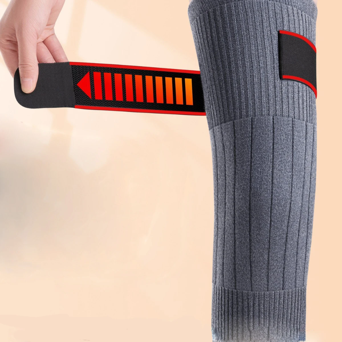 Ginocchiere legate, scaldamuscoli estesi, ginocchiere spesse antiscivolo per uomini che donne