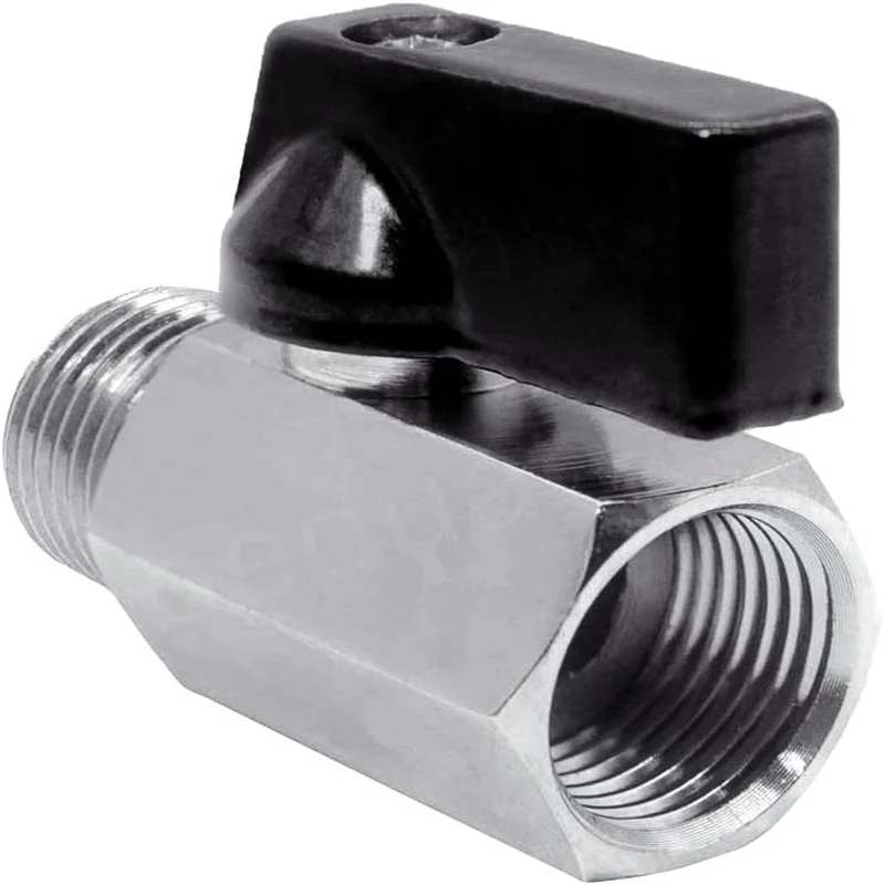 

1/2" Brass Mini Ball Valve NPT Female x Male Shut-Off Valve