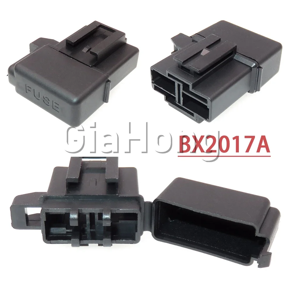 1 Set Middle AC Assembly Automobile Fuse Holder Medium Car Insurance Socket Black Lighter Frontal for Standard Fuses