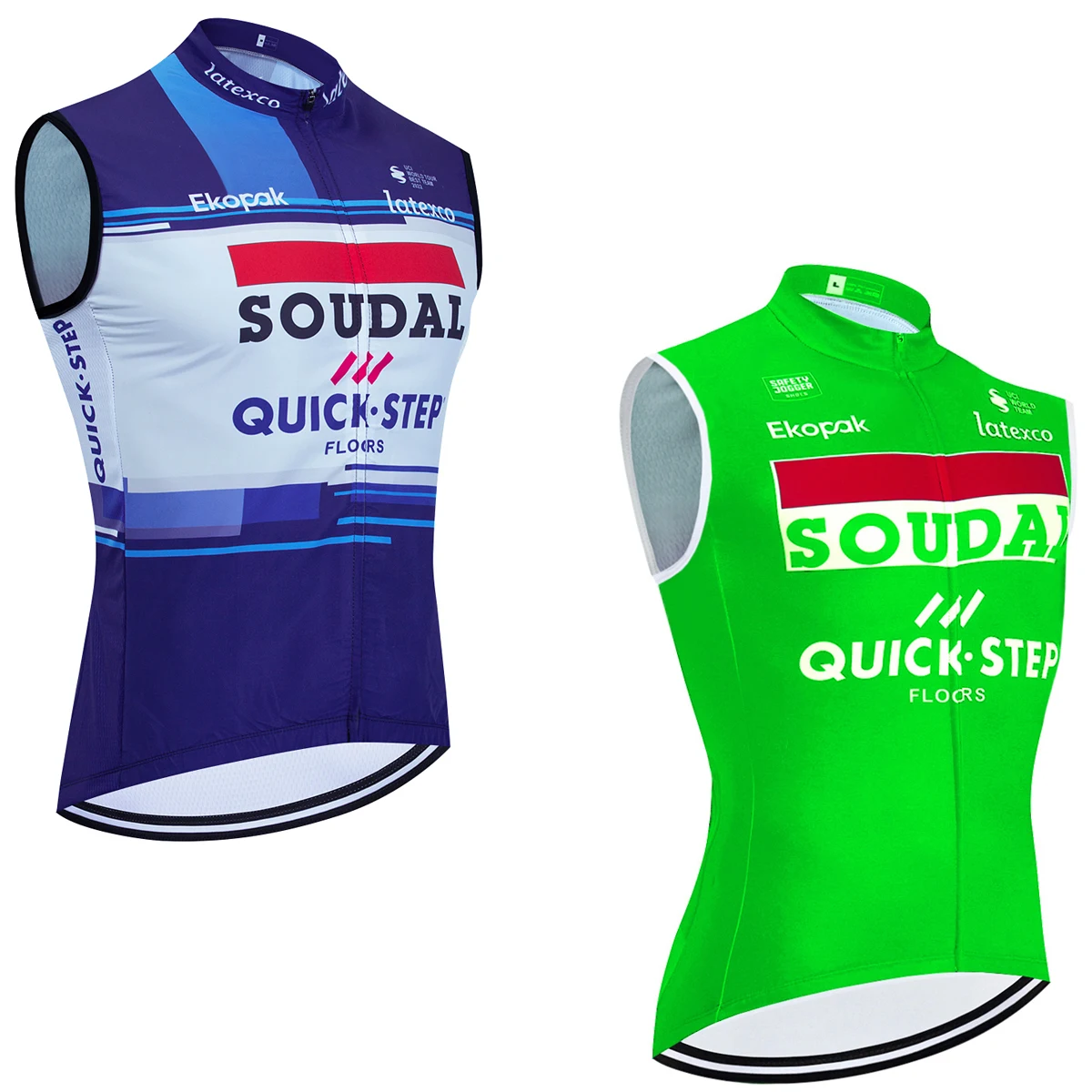 2024 Quickstep Cycling Team Jersey RC Team Pro Bike Vest Windbreaker Men Summer Ropa Ciclismo Sleeveless Bicycle Tshirt