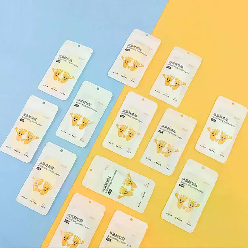 10Pcs Shoes Deodorant Sticker Deodorant Foot Odor Deodorants Sneaker Smell Fresh Fruity Aroma Insole  Stickers