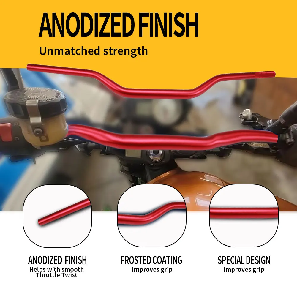 CNC 11/8" 28MM Low Handlebars Handle Bar Tube Fat Bar For Honda KTM Yamaha Kawasaki Suzuki Dirt Bike Motocross Enduro Motocross - Image 5