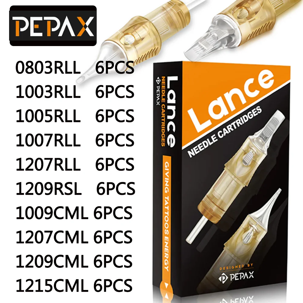 

60/30/10PCS Mixed Size Tattoo Cartridge Needles Mix RL/RS/CM PEPAX Lance Tattoo Cartridge Needle Permanent Makeup Tattoo Needles