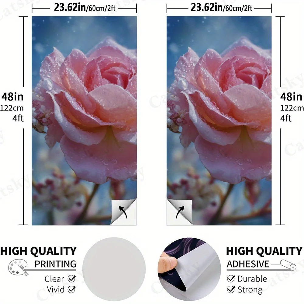 Roses with Dew Drops - Sandbag Board for Fitness Training, Heavy-Duty Wear-Resistant Sandbag Boards for Home Gym and Outdoor Wor