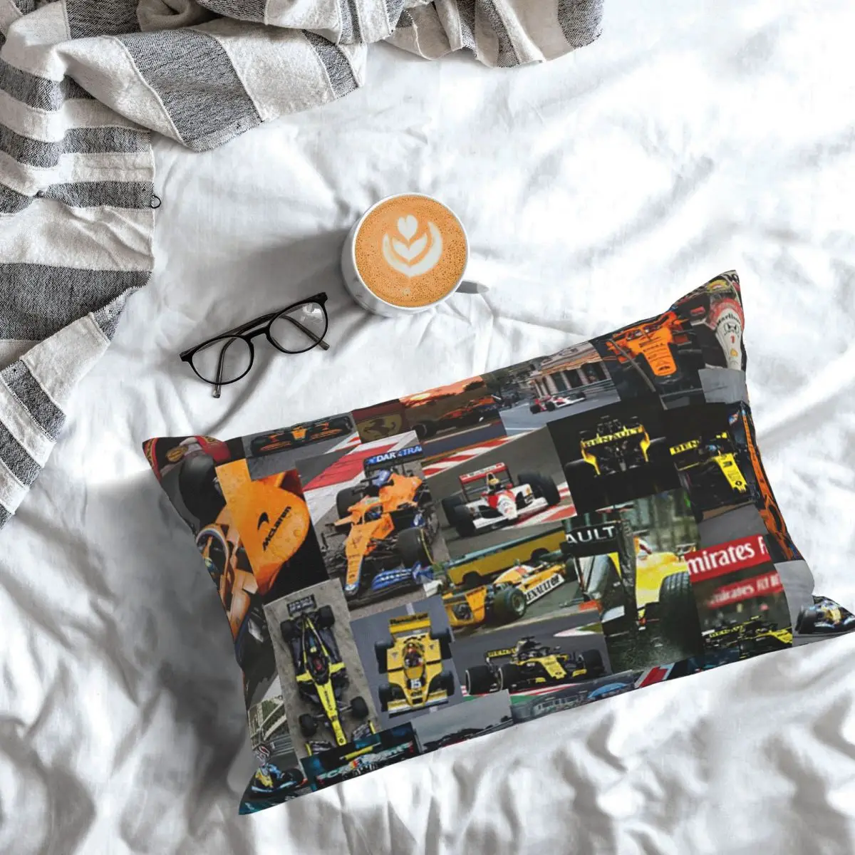 Lando Norris Rectangle Pillowcase Cushion Cover Decor Bedroom Bed Home Comfort Throw Pillow