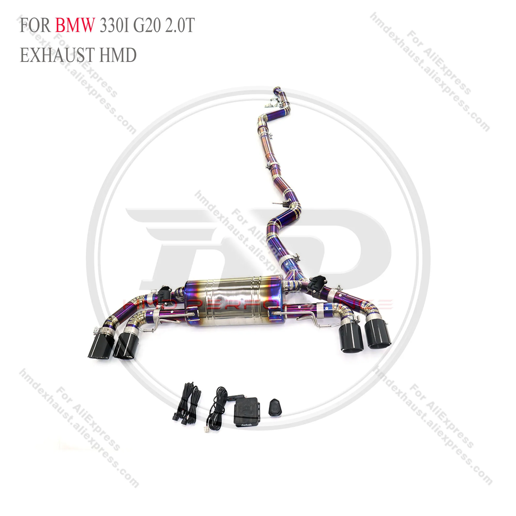 

HMD Exhaust Catback For BMW 320i 330i G20 G28 2.0T Valve Ti SS304 Exhaust