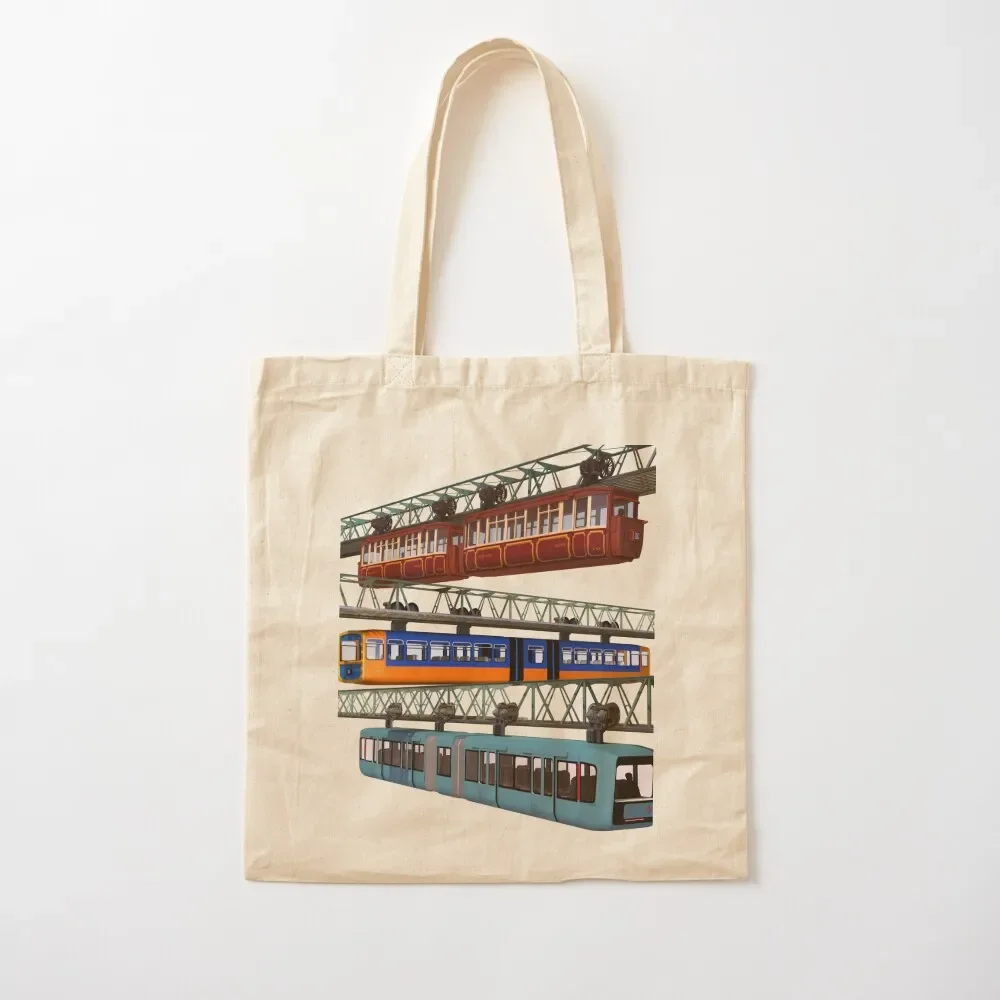 Schwebebahn 3 types Tote Bag Women's shopper bag free delivery bags bags for women Tote Bag