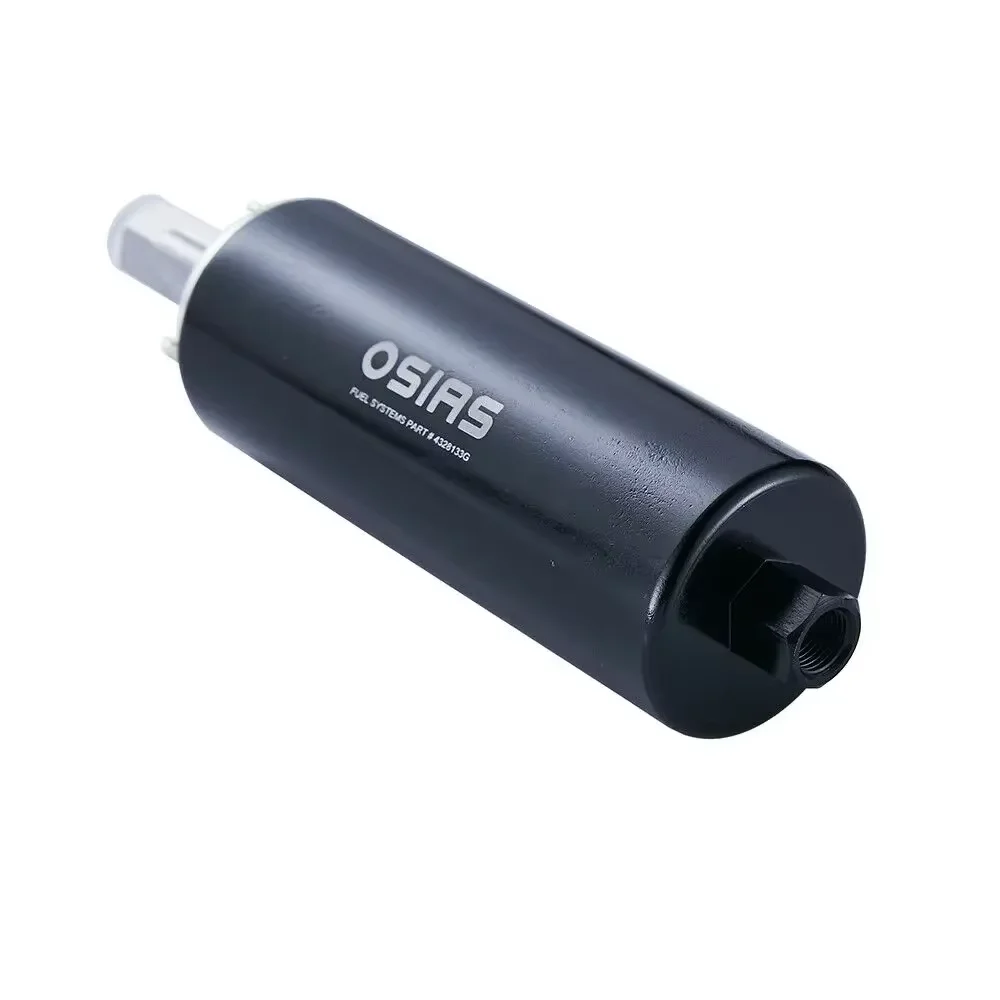 OSIAS Universal High Flow & Pressure External Inline 255LPH Fuel Pump GSL392 28-3012 6AN Fittings Kit