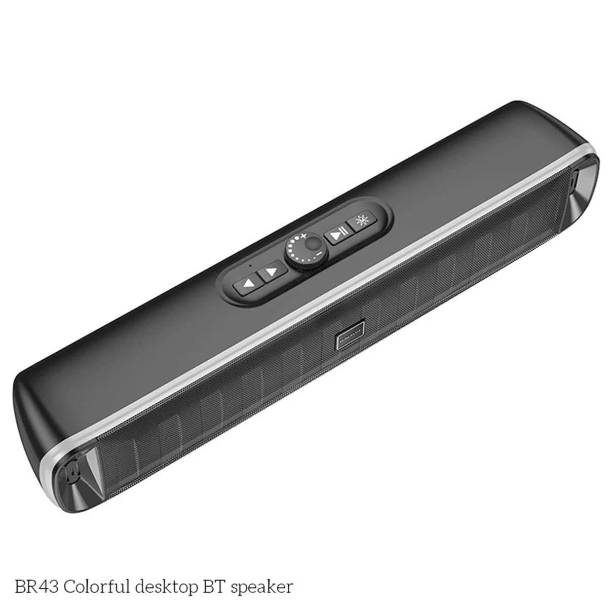 AAAE Desktop Wireless Bluetooth Speaker FM USB Card Game Speakers for Laptop Mobile Phone Home PC Sound Bar