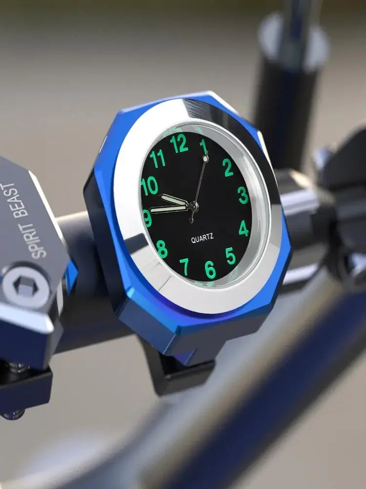 AliExpress NONE Motorcycle Bike Clocks for 22-28mm Handlebar IPX7 Waterproof Aluminum Watch Time for Yamaha Kawasaki Honda Suzuki Accessories
