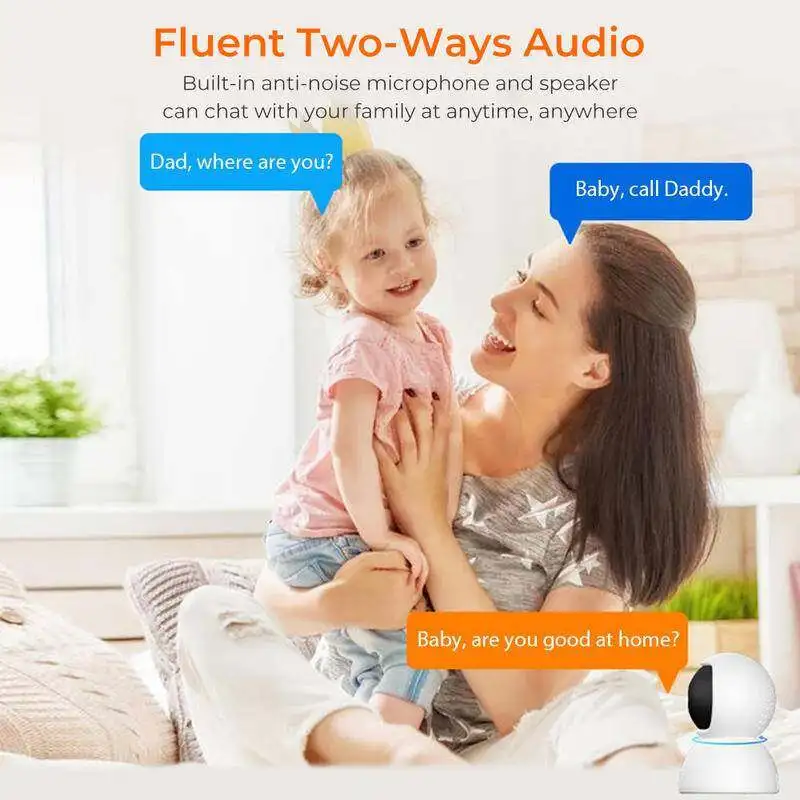 IP-камера PTZ, Wi-Fi, HD P, ночное видение