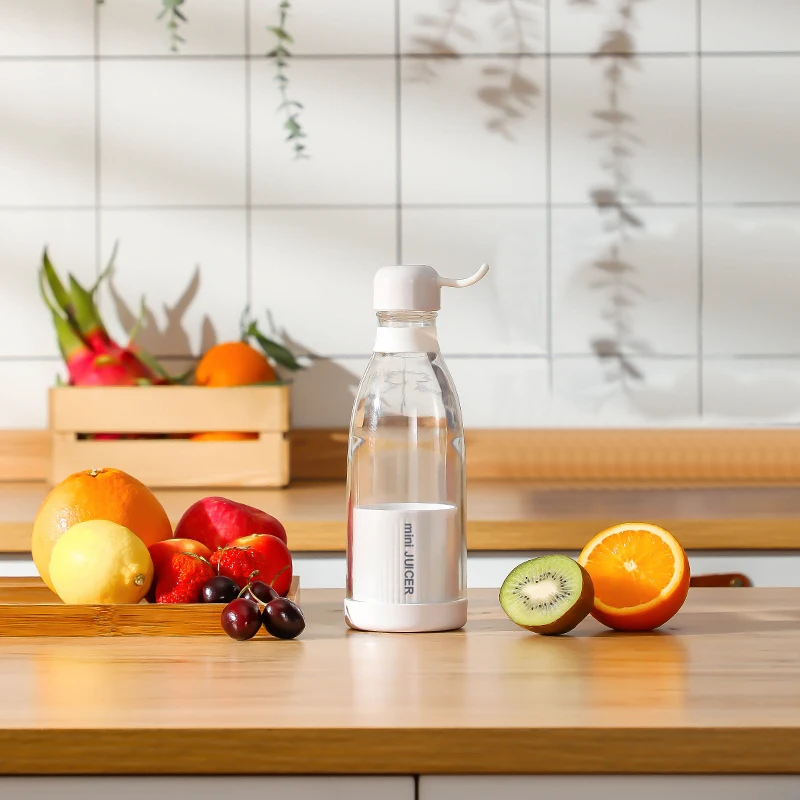 เครื่องสกัดน้ำผลไม้แบบพกพาคุณภาพสูง ขนาด 300 มล. แบบสมาร์ท มินิ ไฟฟ้า สำหรับปั่นผลไม้สด ผลไม้ตระกูลส้ม แบบเย็น ช้า