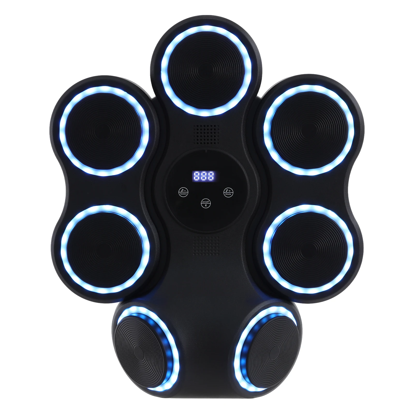 5W Interactive Punching Trainer, Wall Mounted Electronic Boxing Target with Lighting and Music, Smart Boxing Machine for Professional Boxers, Fitness People