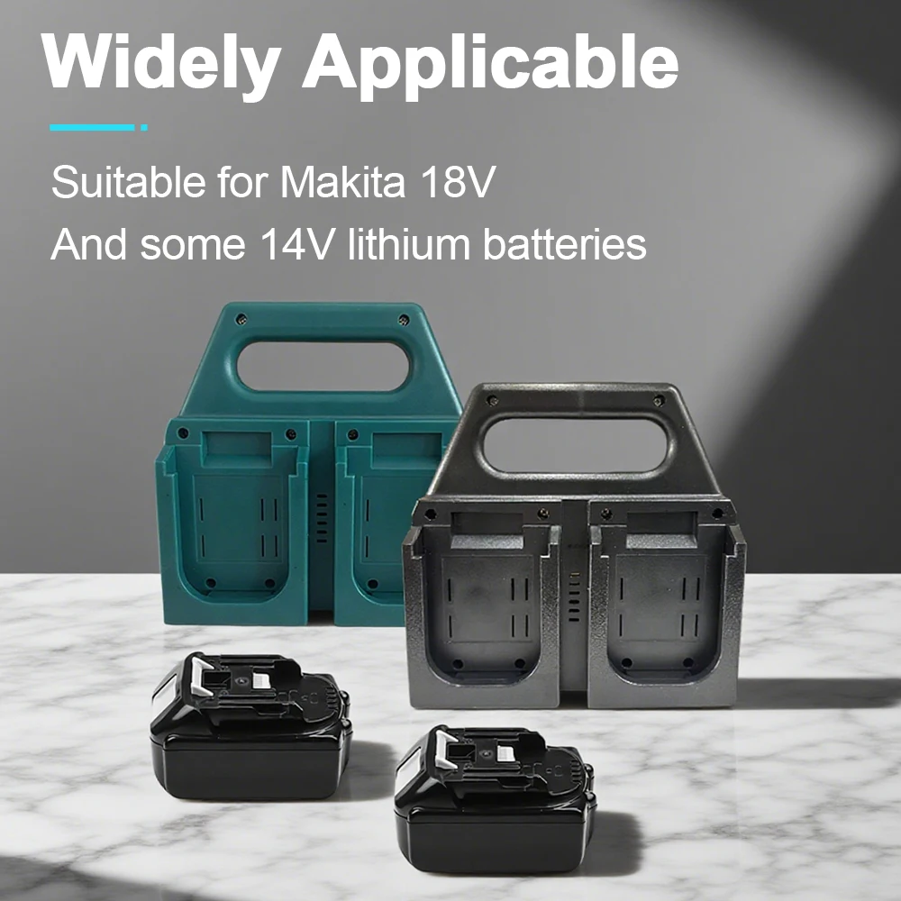 Power Tool Battery Storage Rack Lithium Battery Charging Storage Rack Workshop Battery Organizer Storage Stand  for Makita