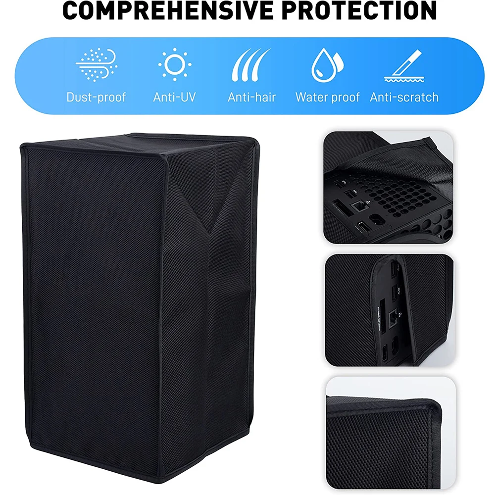 Xbox 시리즈 X 게임 콘솔용 먼지 커버 방진 슬리브 케이스 메쉬 스토퍼 필터 네트 탈착식 세척 가능 보호 액세서리