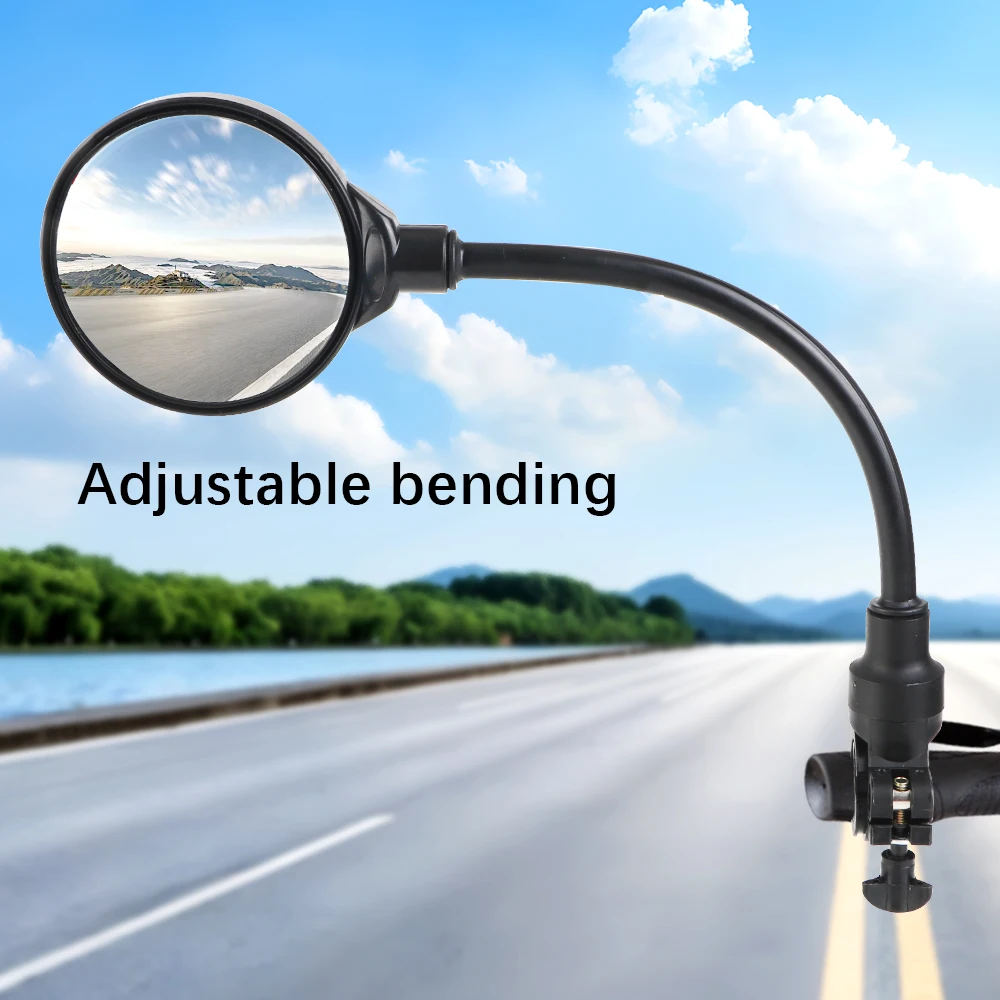 

Shockproof Convex Mirror Universal Rotatable And Adjustable Wide Angle Rear View Motorcycle Bike Handlebar Rearview Mirror