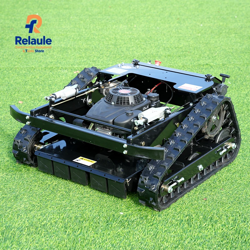 Customized 24V 9HP Professional Robotic Lawn Mower 24V 224CC Engine Cordless Petrol 22 Blade Mowers Industrial Remote Control