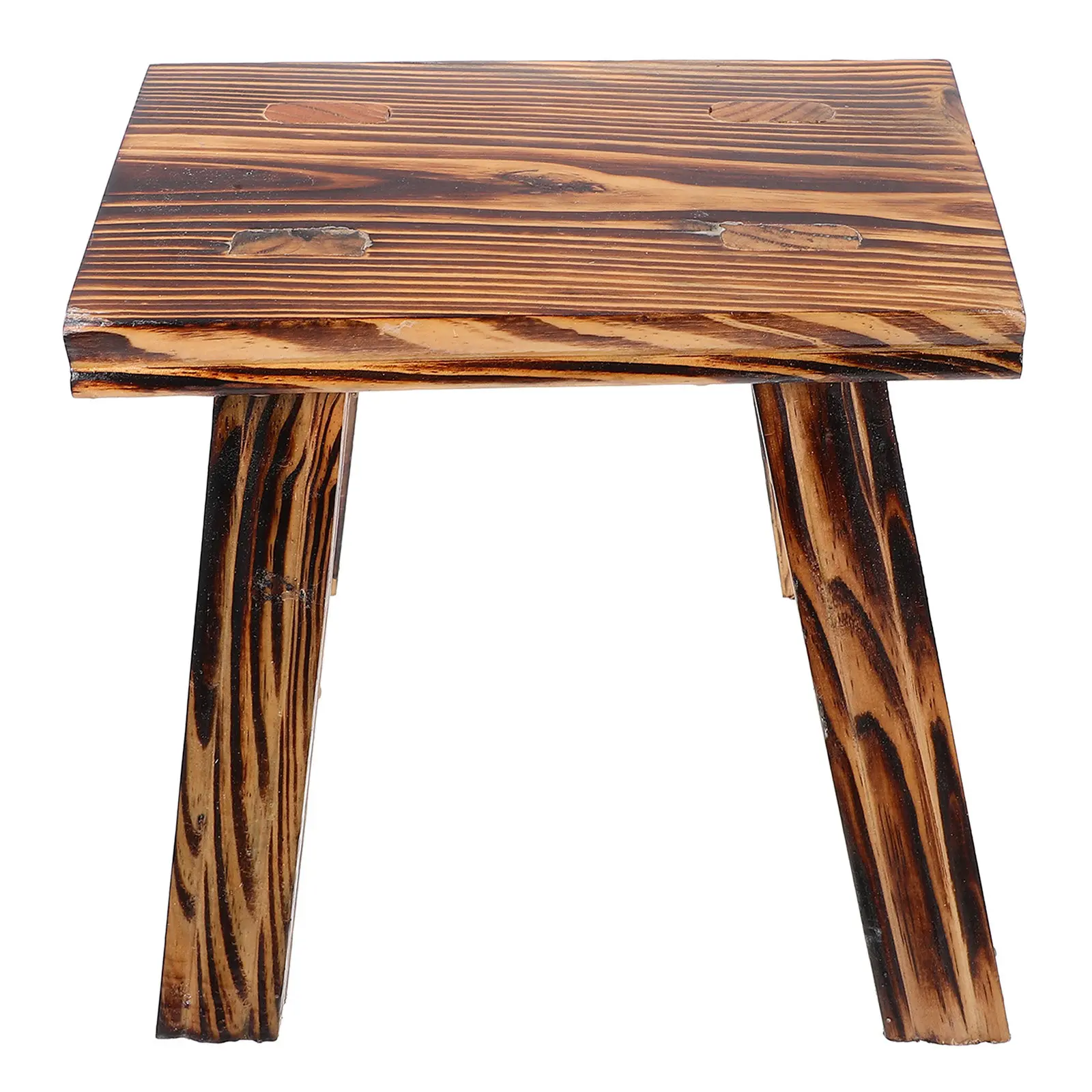 Solid Wood Small Stool Sturdy Lightweight Footstool Portable Shoe Changing Stool Compact Seat for Home Dorm Furniture
