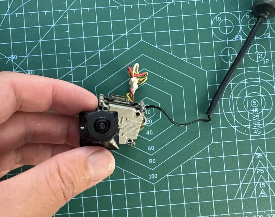 Used Caddx Vista Sky Unit FPV System with Nebula Pro Camera - Original Antenna & Servo Mount, for DJI GepRC Cinelog35 HD
