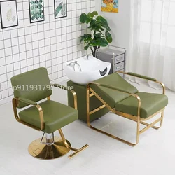 Chaise d'évier de luxe pour salon adulte, lavage des cheveux, lit, coiffeur, confort, pommeau de douche, shampoing, meubles de salon, MQ50XF